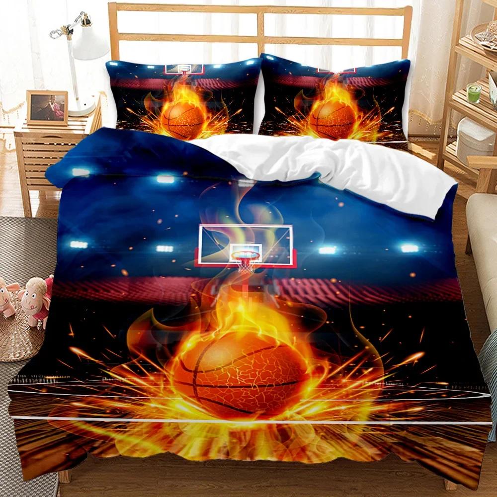 3Pc Fire Basketball Bedding Microfiber Queen/King Size Sports Comforter Set For Teen Boys,2 Pillowcase And 1 Polyester Cover EU Twin(135x200cm)
3Pc Fire Basketball Bedding Microfiber Queen/King Size Sports Comforter Set For Teen Boys,2 Pillowcase And 1 Polyester Cover EU Twin(135x200cm)
