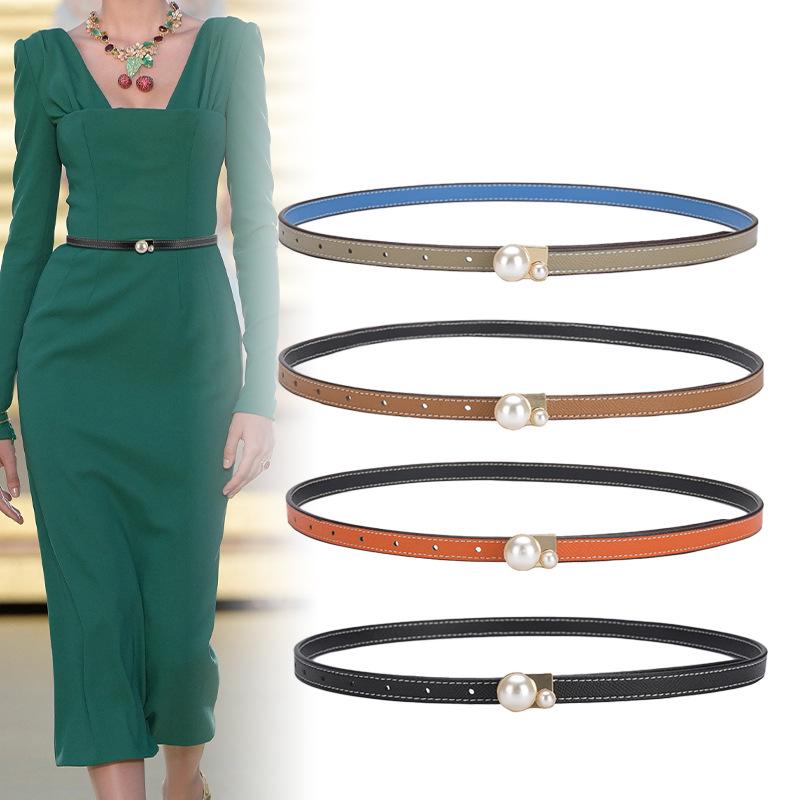 Women s Fashion Cowhide Leather Belt, Korean Style, Versatile for Jeans and Suits, Casual, Genuine Leather, Thin Waist Accessory. 100 cm
Women s Fashion Cowhide Leather Belt, Korean Style, Versatile for Jeans and Suits, Casual, Genuine Leather, Thin Waist Accessory. 100 cm