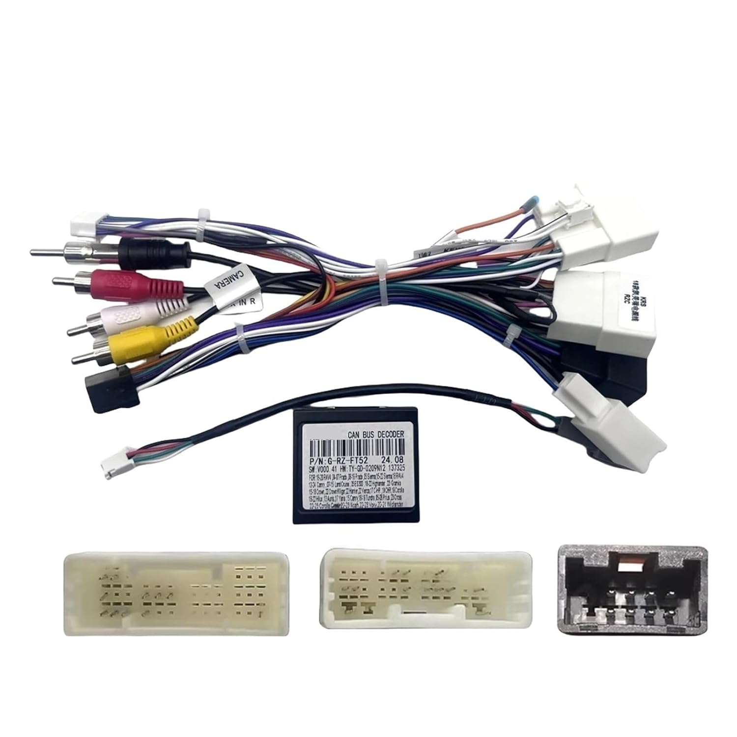 FT-RZ-02 Декодер Canbus Совместим для Toyota Corolla/Camry/Avalon/RAV4/Hilux/Sienna/16 Кабель для подключения 2-DIN GPS Автомагнитола 2018-2020(Кабель с
FT-RZ-02 Декодер Canbus Совместим для Toyota Corolla/Camry/Avalon/RAV4/Hilux/Sienna/16 Кабель для подключения 2-DIN GPS Автомагнитола 2018-2020(Кабель с