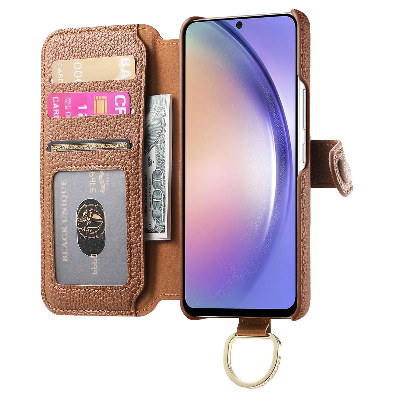 For Samsung Galaxy A05s 4G Case RFID Blocking Zipper Wallet PU Leather Mobile Cover Brown
For Samsung Galaxy A05s 4G Case RFID Blocking Zipper Wallet PU Leather Mobile Cover Brown