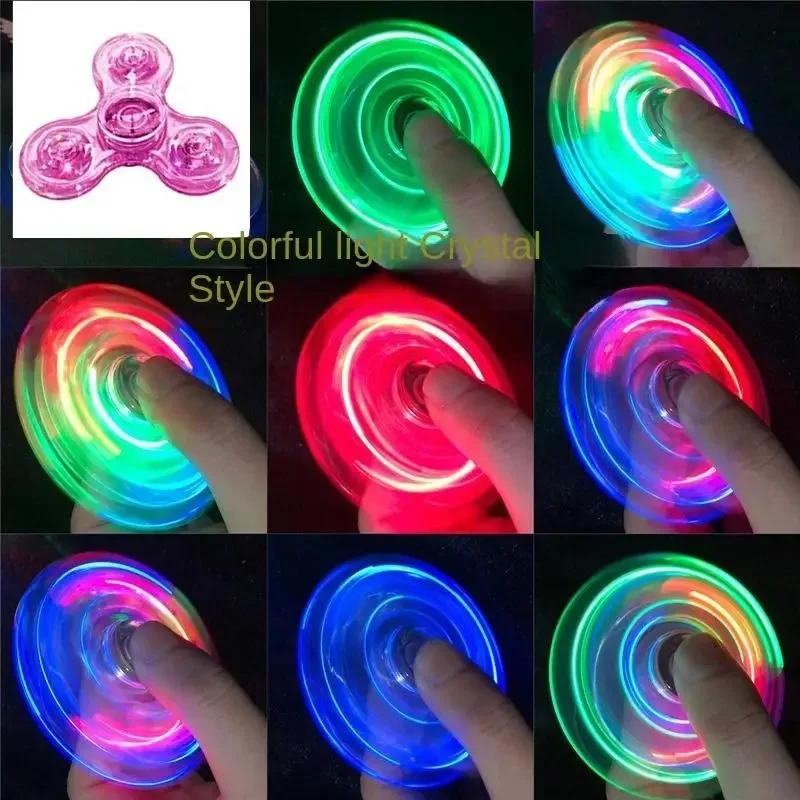 Transparent Gyro LED Lights Up Toys Finger Gyro Fingertip with Light Luminous Colorful Luminous Finger Pressure Reduction Toy
Transparent Gyro LED Lights Up Toys Finger Gyro Fingertip with Light Luminous Colorful Luminous Finger Pressure Reduction Toy