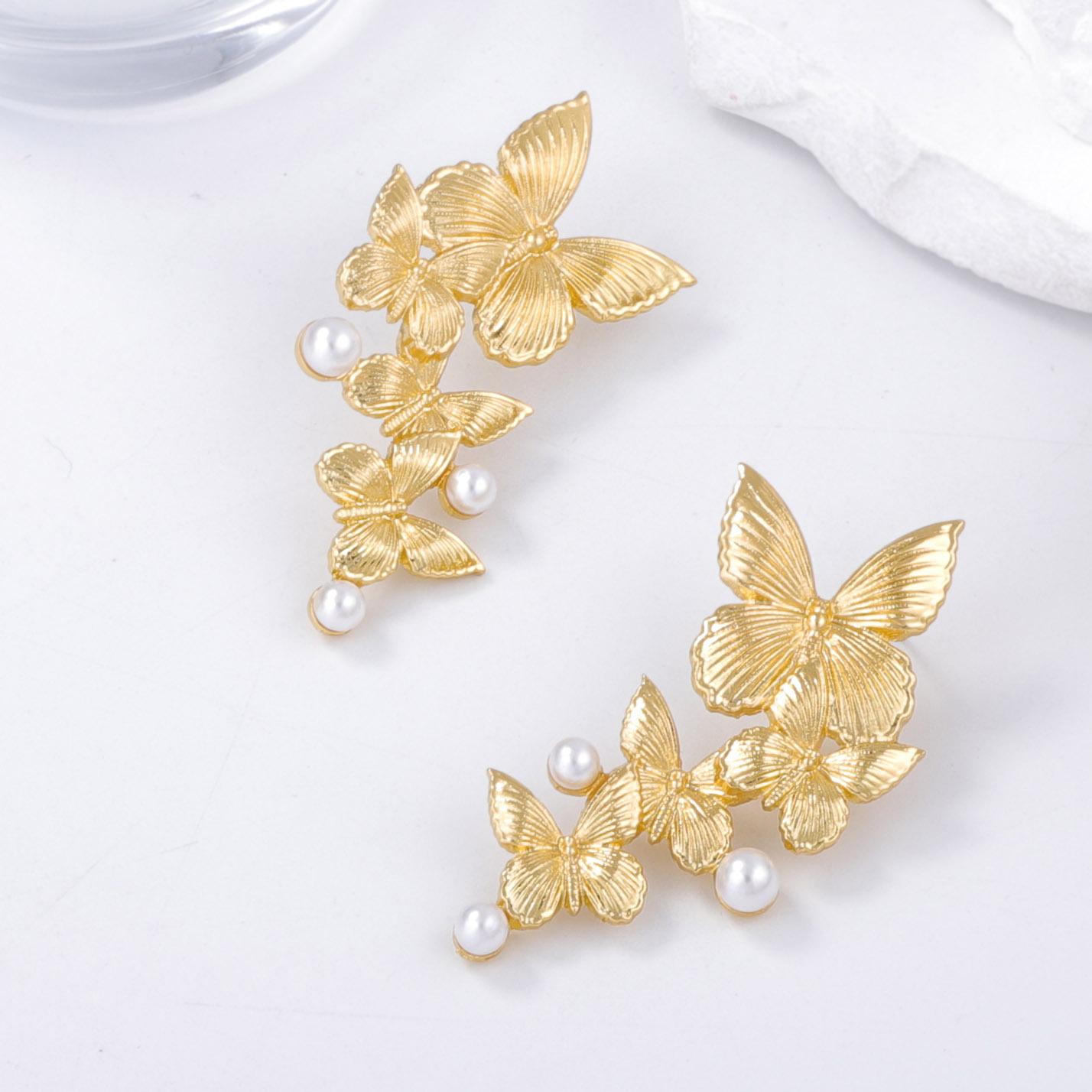 Digadagu Simple Imitation Pearl Butterfly Dangle Earrings Metal Insect Earrings New Women s Daily Zircon Accessories золотой
Digadagu Simple Imitation Pearl Butterfly Dangle Earrings Metal Insect Earrings New Women s Daily Zircon Accessories золотой