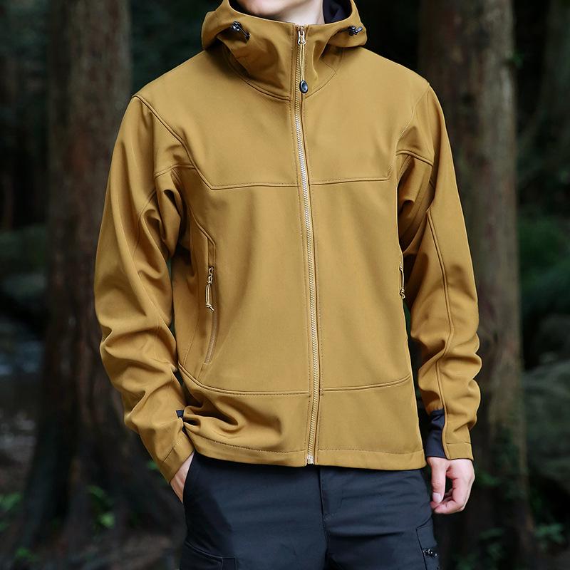 Мужская куртка софтшелл с капюшоном и флисовой подкладкой: Ветрозащитный и водонепроницаемый для осени/зимы XL
Мужская куртка софтшелл с капюшоном и флисовой подкладкой: Ветрозащитный и водонепроницаемый для осени/зимы XL