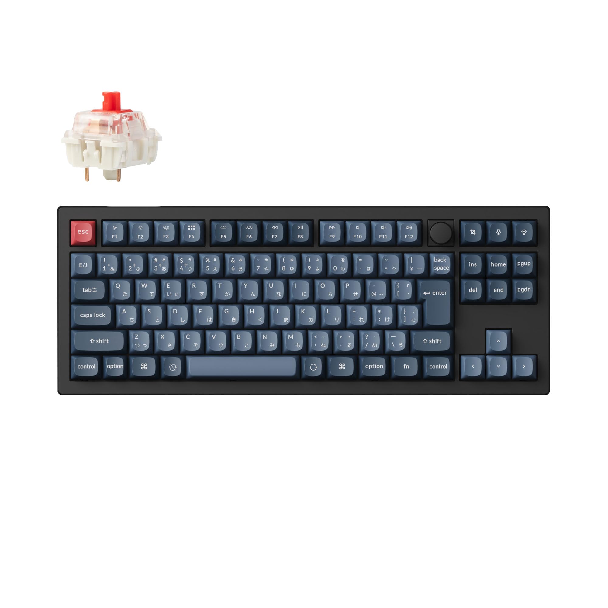 Keychron V3 Max QMK wireless custom mechanical keyboard, 2.4 GHzBluetooth 5.1wired connection, JIS layout, RGB light, hot swappable Gateron Jupiter
Keychron V3 Max QMK wireless custom mechanical keyboard, 2.4 GHzBluetooth 5.1wired connection, JIS layout, RGB light, hot swappable Gateron Jupiter