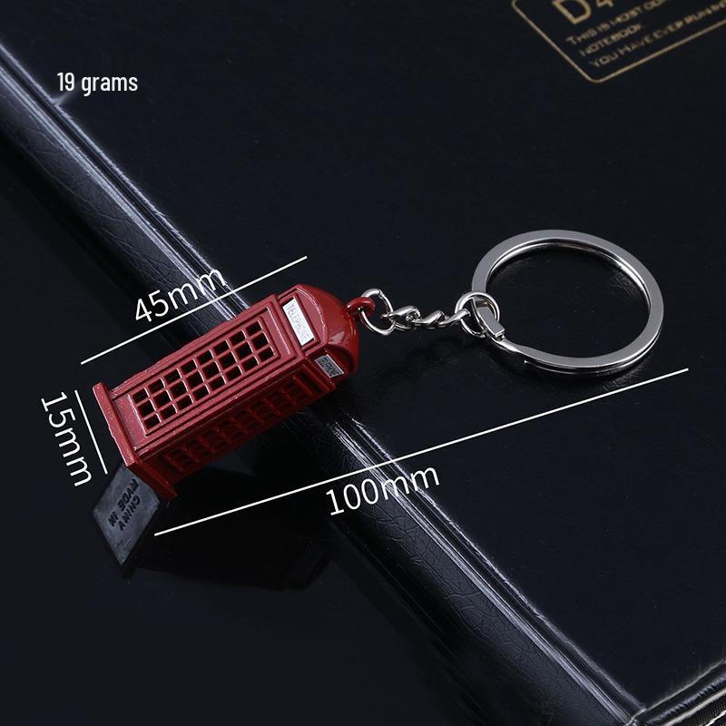 UK Souvenir Keychain: Double-decker Bus, Telephone Booth, Post Box Pendants
UK Souvenir Keychain: Double-decker Bus, Telephone Booth, Post Box Pendants