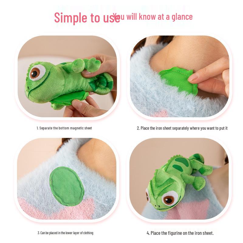 Chameleon Lizard Plush Toy with Magnetic Shoulder Base 17cm (0.8kg)
Chameleon Lizard Plush Toy with Magnetic Shoulder Base 17cm (0.8kg)