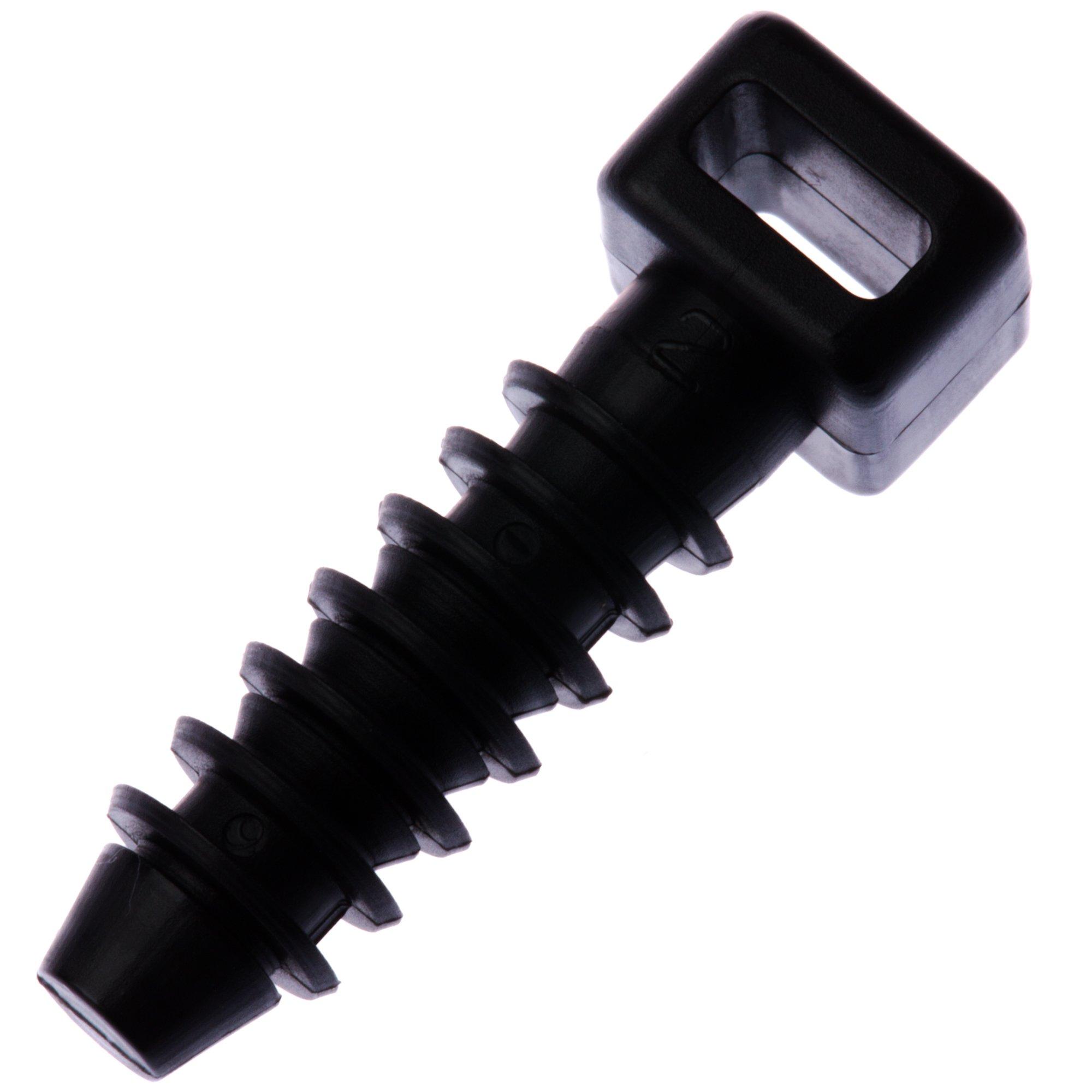 Panduit SGMPMS19-C0 Super-Grip Masonry Push Mount, Weather Resistant Nylon 6.6, Indoors/Outdoors Environment, Fir Tree Hole Mount, Black, 0.19 Hole D
Panduit SGMPMS19-C0 Super-Grip Masonry Push Mount, Weather Resistant Nylon 6.6, Indoors/Outdoors Environment, Fir Tree Hole Mount, Black, 0.19 Hole D