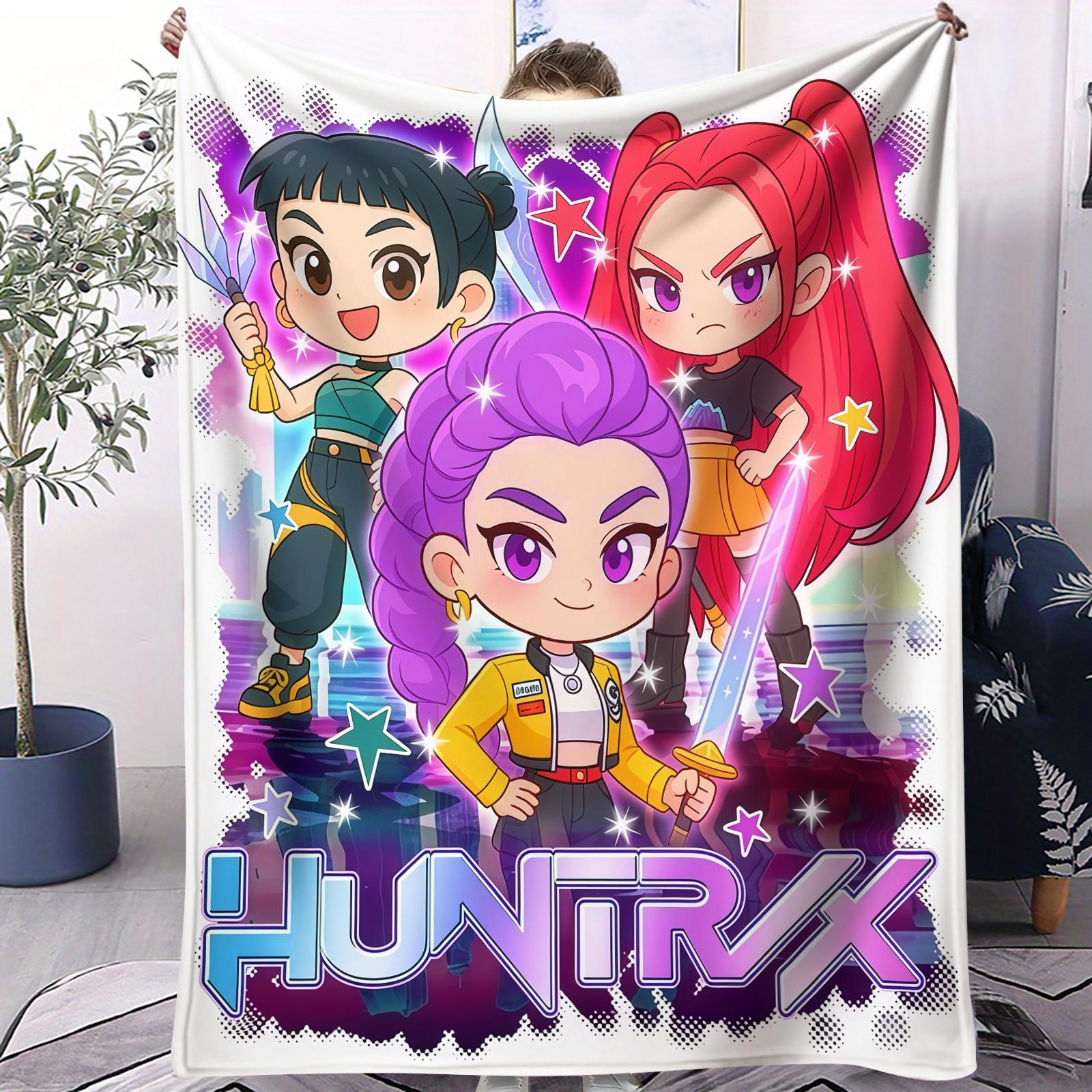 KPop Demon Hunter Soft and Comfortable Blanket Cover Blanket Warm and Fluffy Used for Living Room Home Decoration Fan Gifts 70x100cm
KPop Demon Hunter Soft and Comfortable Blanket Cover Blanket Warm and Fluffy Used for Living Room Home Decoration Fan Gifts 70x100cm