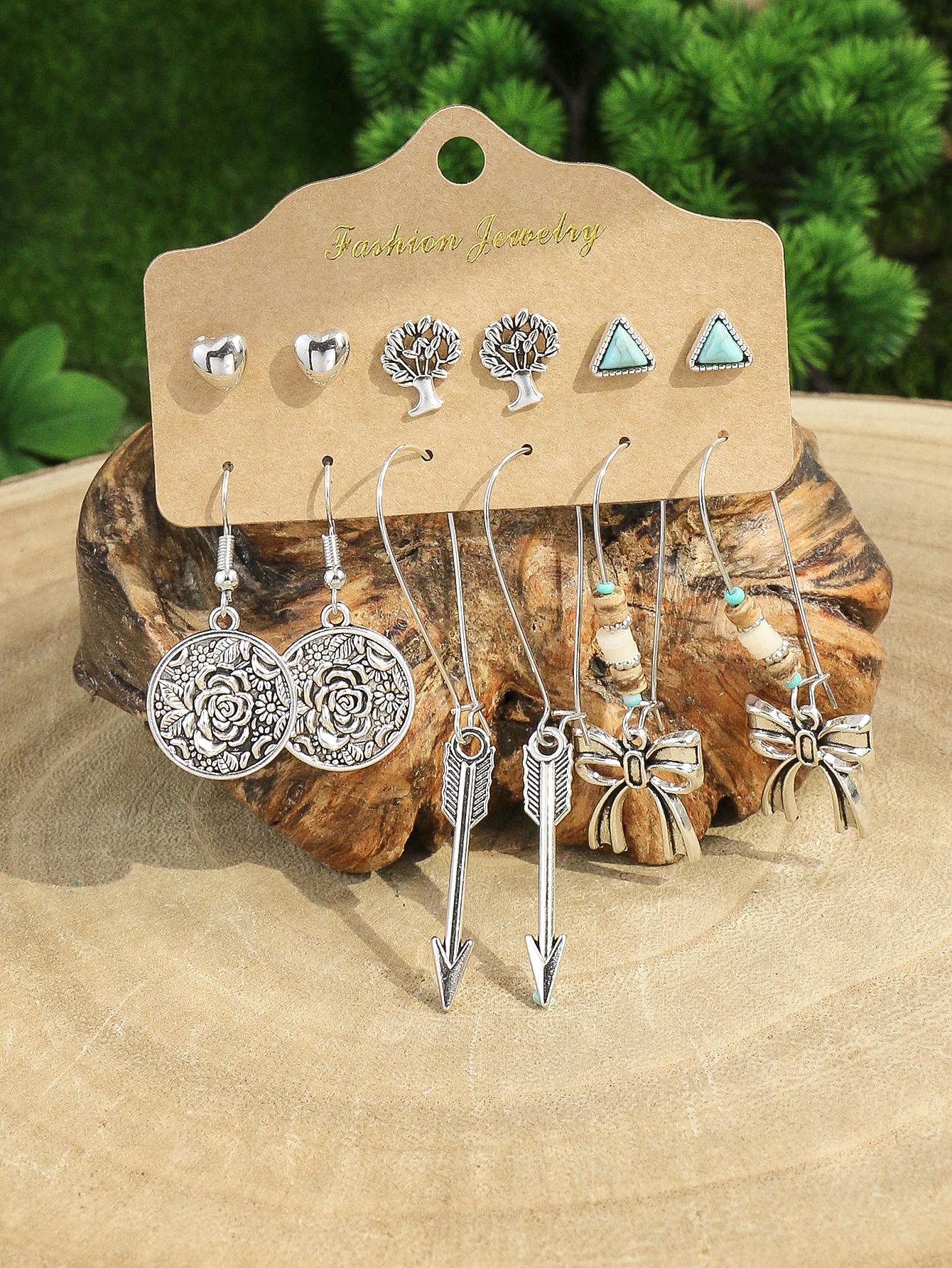 Винтажные этнические серьги серебристого цвета для женщин, бохо, креативные геометрические серьги, серьги-гвоздики с цирконом и интегрированные серьги
Винтажные этнические серьги серебристого цвета для женщин, бохо, креативные геометрические серьги, серьги-гвоздики с цирконом и интегрированные серьги