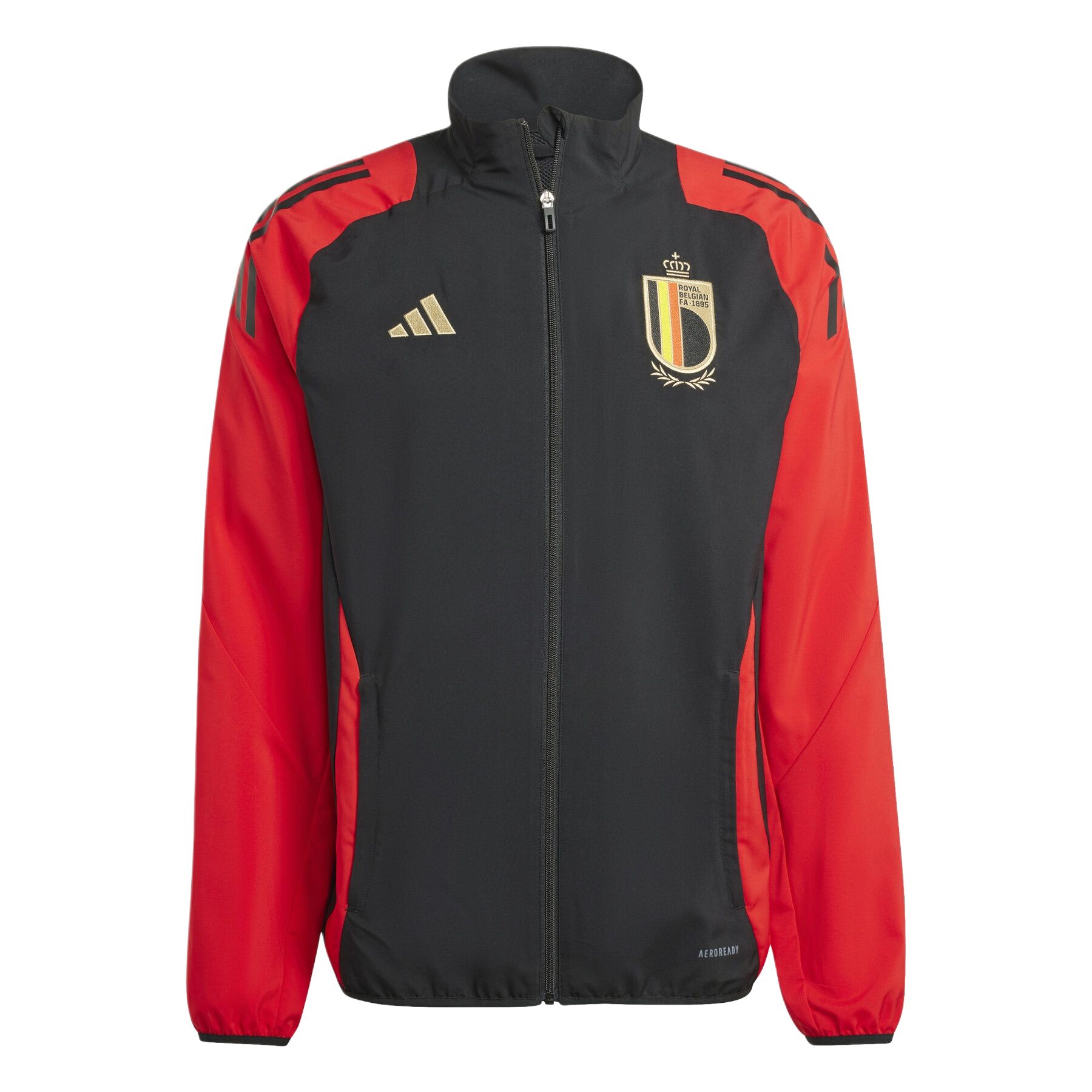 Adidas Belgium 2024-2025 Football Stand Collar Comfortable Long Sleeve Jacket Men Jacket Black IQ0751 2XL
Adidas Belgium 2024-2025 Football Stand Collar Comfortable Long Sleeve Jacket Men Jacket Black IQ0751 2XL