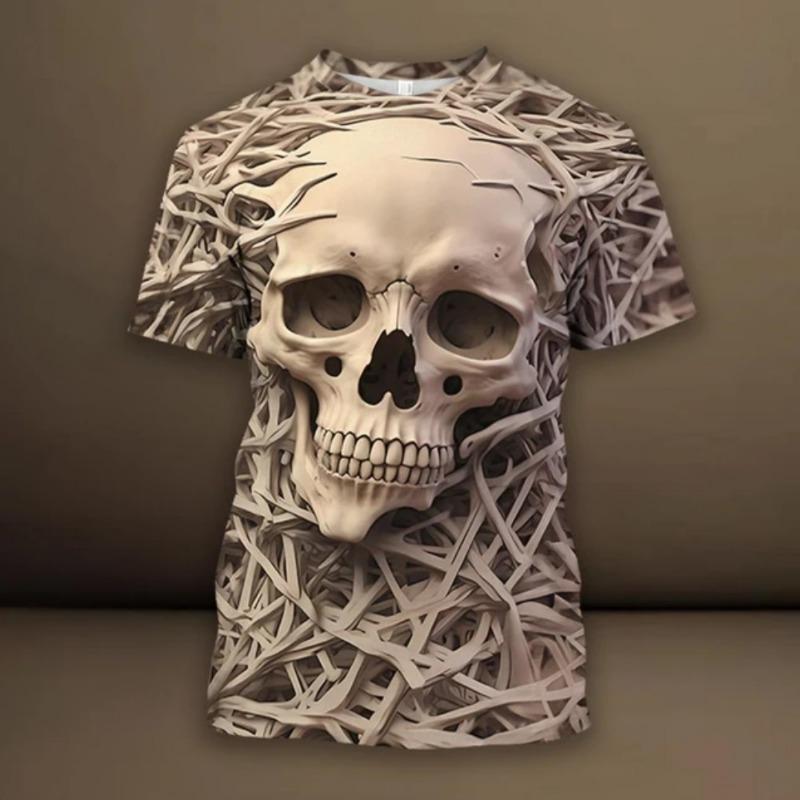 2026 Summer New Men T-Shirt Harajuku Spider Skull 3D Printed XXS
2026 Summer New Men T-Shirt Harajuku Spider Skull 3D Printed XXS