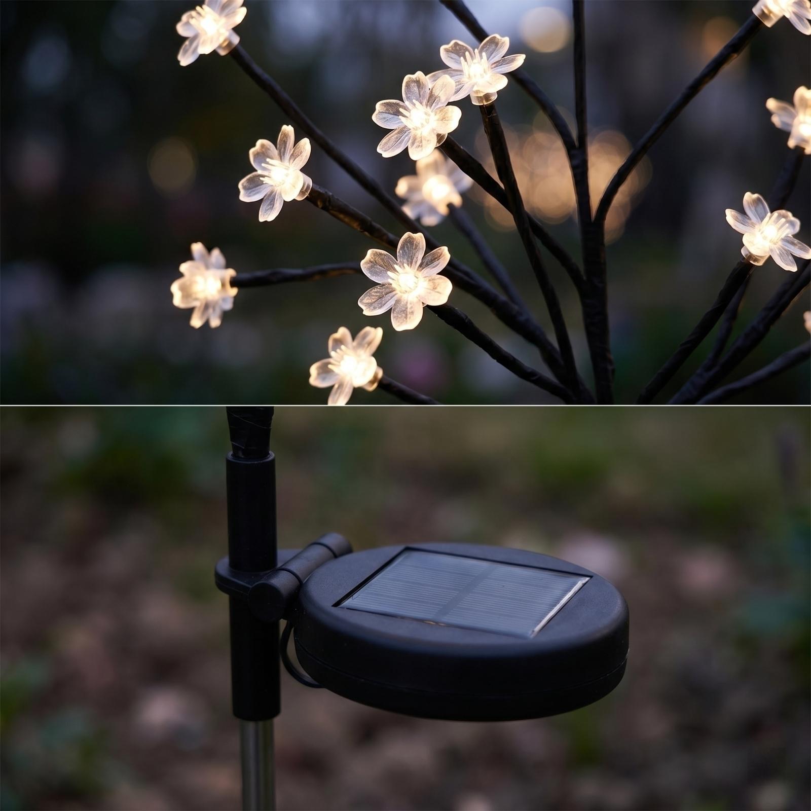 Solar Powered Outdoor Garden Light Decorative Artificial Flower Stake Light with LED Bulbs for Yard Pathway Lawn and Patio Lighting One Size
Solar Powered Outdoor Garden Light Decorative Artificial Flower Stake Light with LED Bulbs for Yard Pathway Lawn and Patio Lighting One Size