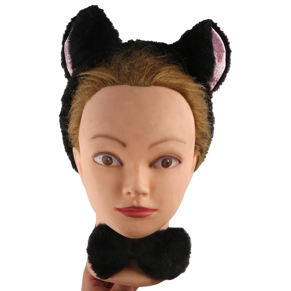 Cat Woman Cat Ears Headband Set Lolita Halloween Dress Up Cosplay Headwear Female Hair Accessories style 3
Cat Woman Cat Ears Headband Set Lolita Halloween Dress Up Cosplay Headwear Female Hair Accessories style 3