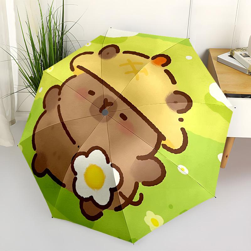 1pc Cute Capybara Automatic Open/Close Umbrella, Folding Compact Umbrella with Lightweight Design for Women/Men yy251028148
1pc Cute Capybara Automatic Open/Close Umbrella, Folding Compact Umbrella with Lightweight Design for Women/Men yy251028148