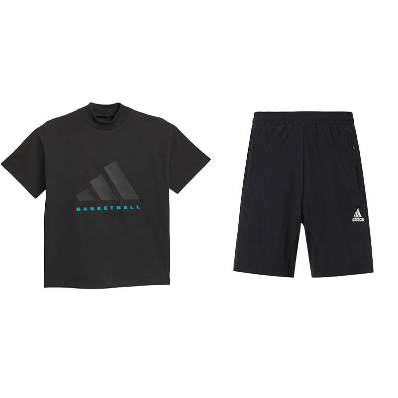 Adidas Logo Print Pullover Crew Neck Top And Elastic Shorts Casual Sports Set Men sets Black JN6073+GT8161 S
Adidas Logo Print Pullover Crew Neck Top And Elastic Shorts Casual Sports Set Men sets Black JN6073+GT8161 S