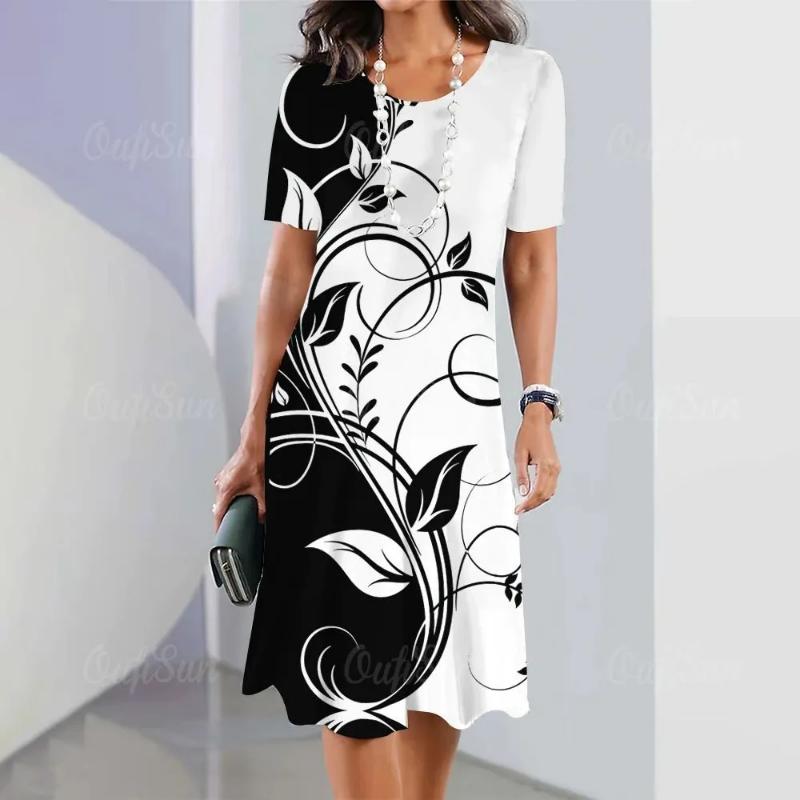 Patterns Women Mini Dresses Summer Short Sleeve Printed Plus Size Casual Comfortable Soft Dress 8XL
Patterns Women Mini Dresses Summer Short Sleeve Printed Plus Size Casual Comfortable Soft Dress 8XL