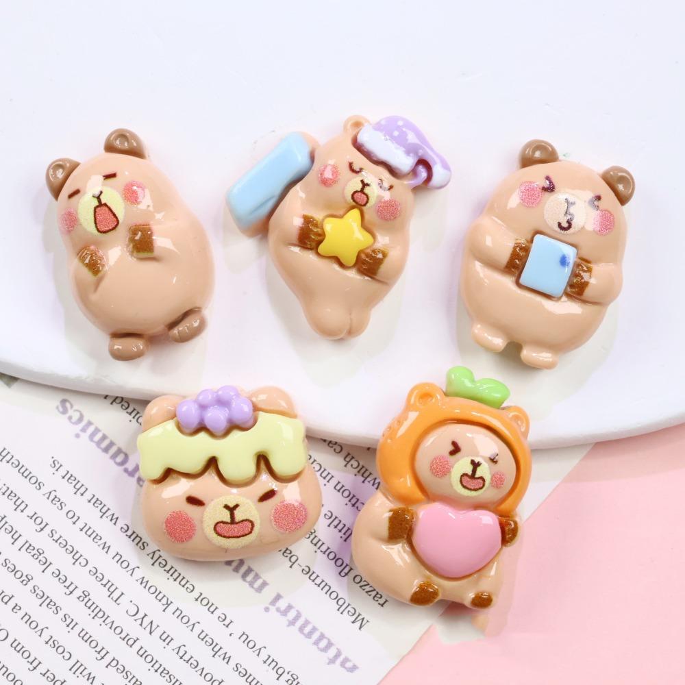 Jewelry Craft Cartoon DIY Hairpin Accessories Resin Capybara DIY Jewelry Materials DIY Pendant
Jewelry Craft Cartoon DIY Hairpin Accessories Resin Capybara DIY Jewelry Materials DIY Pendant