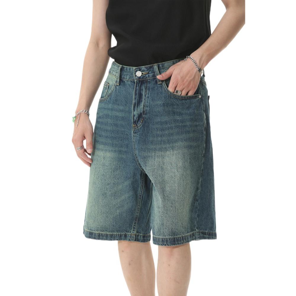 Loose Baggy Short Jeans Ins Denim Knee Length Pants Casual Denim Shorts Men Summer XXL темно-синий
Loose Baggy Short Jeans Ins Denim Knee Length Pants Casual Denim Shorts Men Summer XXL темно-синий