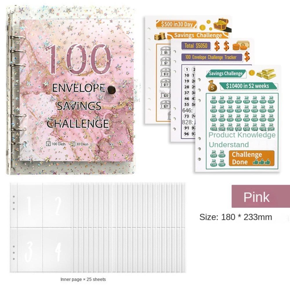 100 Envelope Challenge Budget Planner Money Saving Challenge Notebook Budget Binder Women Men зелений
100 Envelope Challenge Budget Planner Money Saving Challenge Notebook Budget Binder Women Men зелений