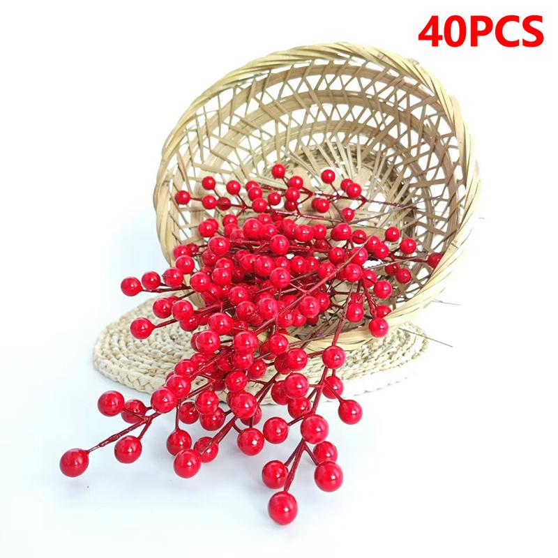 Artificial Red Berry With Stem 40 Branches Holly Berries Simulation Fake Flower Fruit For Christmas Year Party Decoration красный
Artificial Red Berry With Stem 40 Branches Holly Berries Simulation Fake Flower Fruit For Christmas Year Party Decoration красный