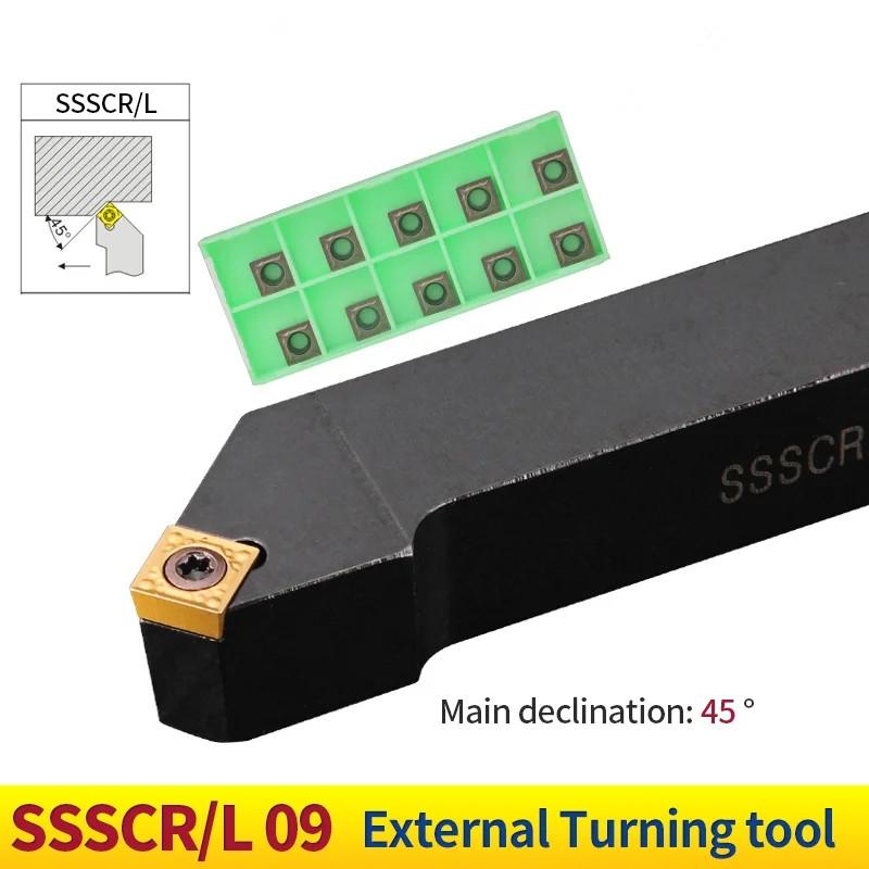 1 шт. SSSCR1616H09 SSSCR2020K09 SSSCL2525M09 Внешний держатель токарного инструмента SCMT Твердосплавные вставки Токарный станок с ЧПУ Режущие инструменты
1 шт. SSSCR1616H09 SSSCR2020K09 SSSCL2525M09 Внешний держатель токарного инструмента SCMT Твердосплавные вставки Токарный станок с ЧПУ Режущие инструменты