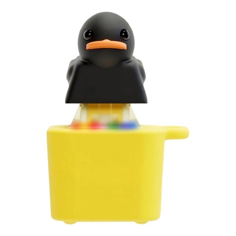 Rechargeable Quacking Duck Keychain Plastic Duck Keychain With LED Light Feature And Funny Quacking Sound чорний
Rechargeable Quacking Duck Keychain Plastic Duck Keychain With LED Light Feature And Funny Quacking Sound чорний