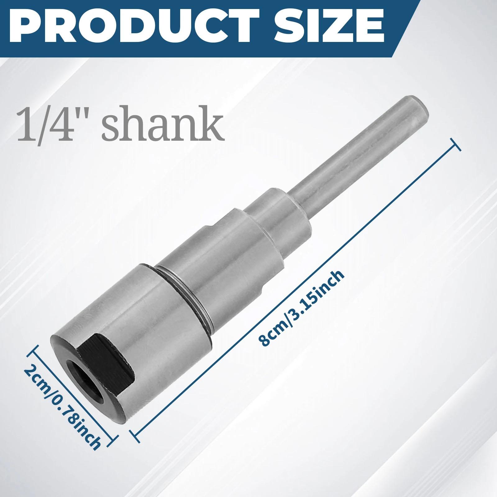 Collet Chuck Holder Carbon Steel Conical Chuck 1/4 to 1/2 shank Collet Chuck Holder CNC Milling Lengthen Tool ER Extension Rod
Collet Chuck Holder Carbon Steel Conical Chuck 1/4 to 1/2 shank Collet Chuck Holder CNC Milling Lengthen Tool ER Extension Rod