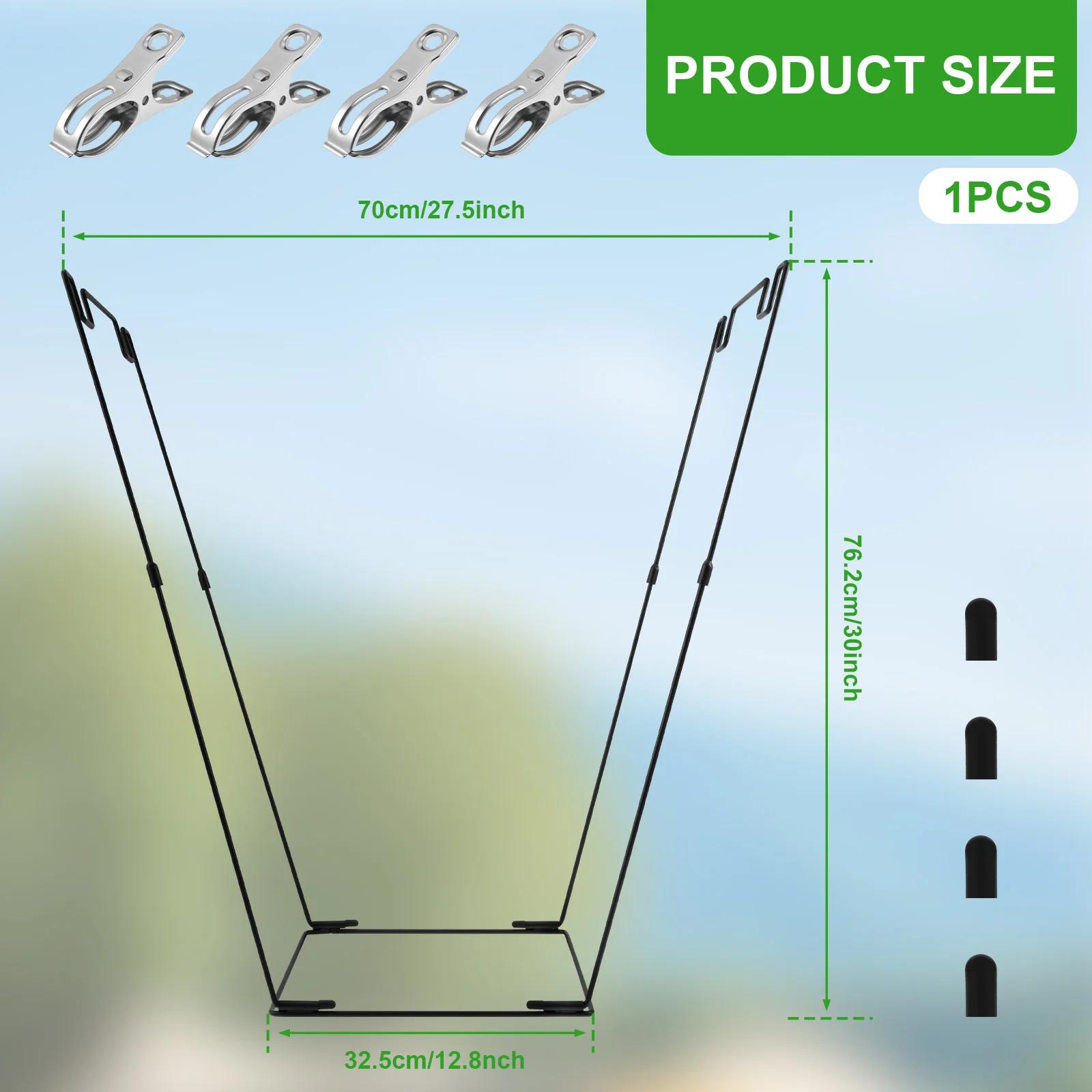 Garden Trash Bag Holder Metal Yard Leaf Bag Stand with 4 Metal Clip Portable Garbage Bag Support Frame for Outdoor Leaf Cleaning
Garden Trash Bag Holder Metal Yard Leaf Bag Stand with 4 Metal Clip Portable Garbage Bag Support Frame for Outdoor Leaf Cleaning