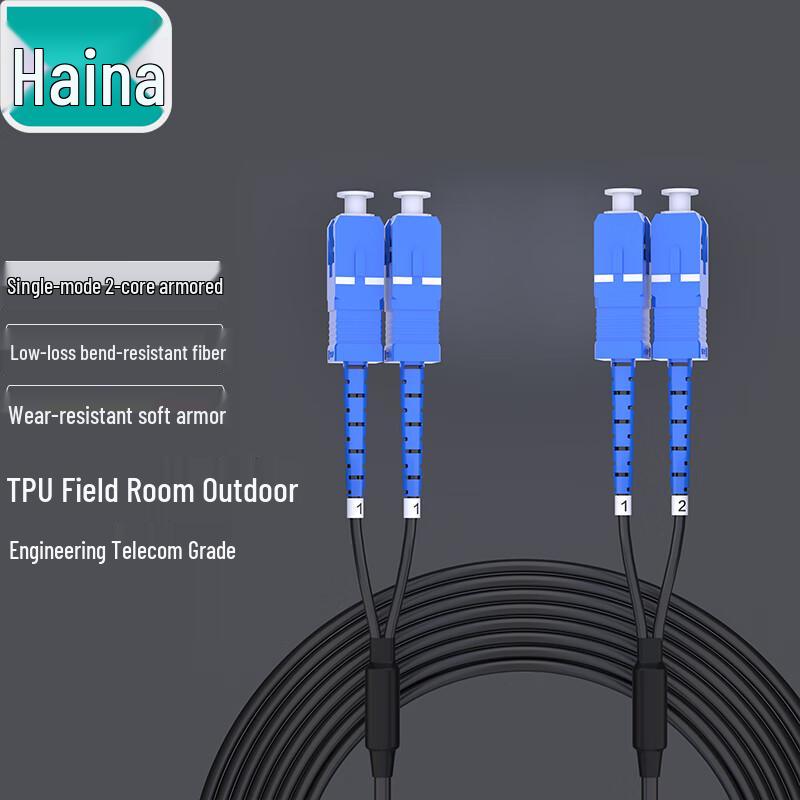 Hainai Outdoor Armored Telecom Fiber Optic Patch Cable
Hainai Outdoor Armored Telecom Fiber Optic Patch Cable