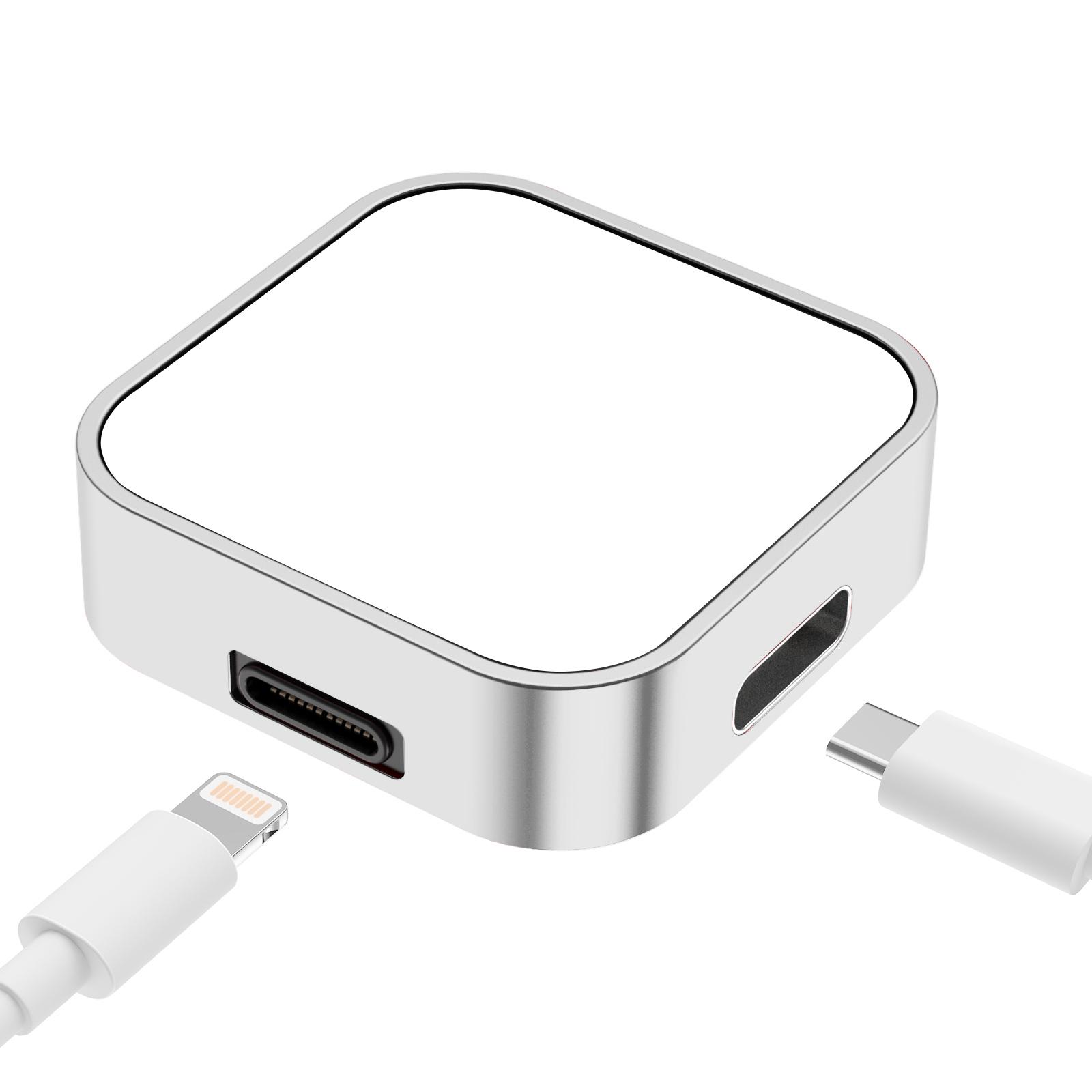 Магнітний адаптер зарядного пристрою для Apple Watch, Type-C або iPhone Power Fast Charger, бездротова бездротова зарядна док-станція для iWatch Ultra, Series SE 8 7 6 5 4 3 срібний
Магнітний адаптер зарядного пристрою для Apple Watch, Type-C або iPhone Power Fast Charger, бездротова бездротова зарядна док-станція для iWatch Ultra, Series SE 8 7 6 5 4 3 срібний