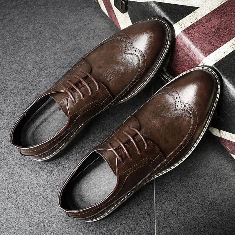 Xinyida Korean version fashion engraved pointed leather shoes large size foreign trade men s shoes business shoes model 1983-H 44 коричневый
Xinyida Korean version fashion engraved pointed leather shoes large size foreign trade men s shoes business shoes model 1983-H 44 коричневый