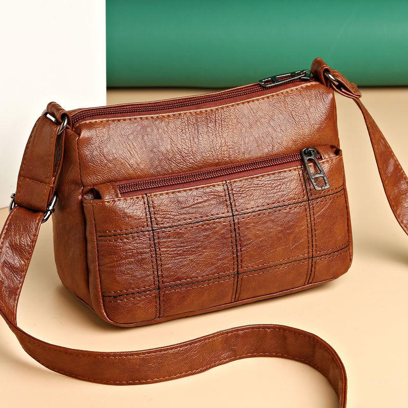 Женская сумка Универсальная многослойная сумка через плечо Сумка через плечо Минималистичный рюкзак коричневый
Женская сумка Универсальная многослойная сумка через плечо Сумка через плечо Минималистичный рюкзак коричневый