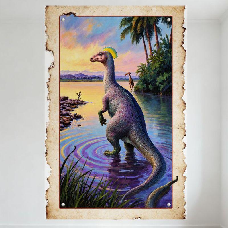 Prehistoric Dinosaur Scene Tin Sign, Sauropod in Shallow Water Sunset Landscape Vintage Metal Wall Decor for Home Bar Pub Art Co 20x30cm(7.8x11.8inch)
Prehistoric Dinosaur Scene Tin Sign, Sauropod in Shallow Water Sunset Landscape Vintage Metal Wall Decor for Home Bar Pub Art Co 20x30cm(7.8x11.8inch)