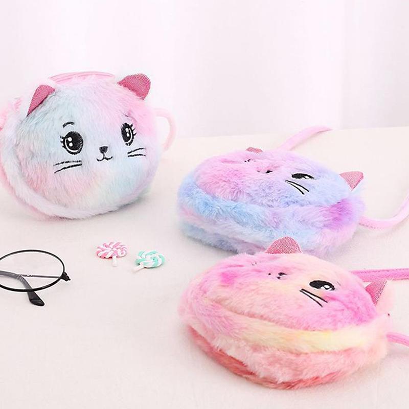 Kawaii Plush Cat Baby Crossbody Bags Children Party Gift Cute Round Coin Purse Girl Sling Shoulder Bag For Girls розы красного
Kawaii Plush Cat Baby Crossbody Bags Children Party Gift Cute Round Coin Purse Girl Sling Shoulder Bag For Girls розы красного