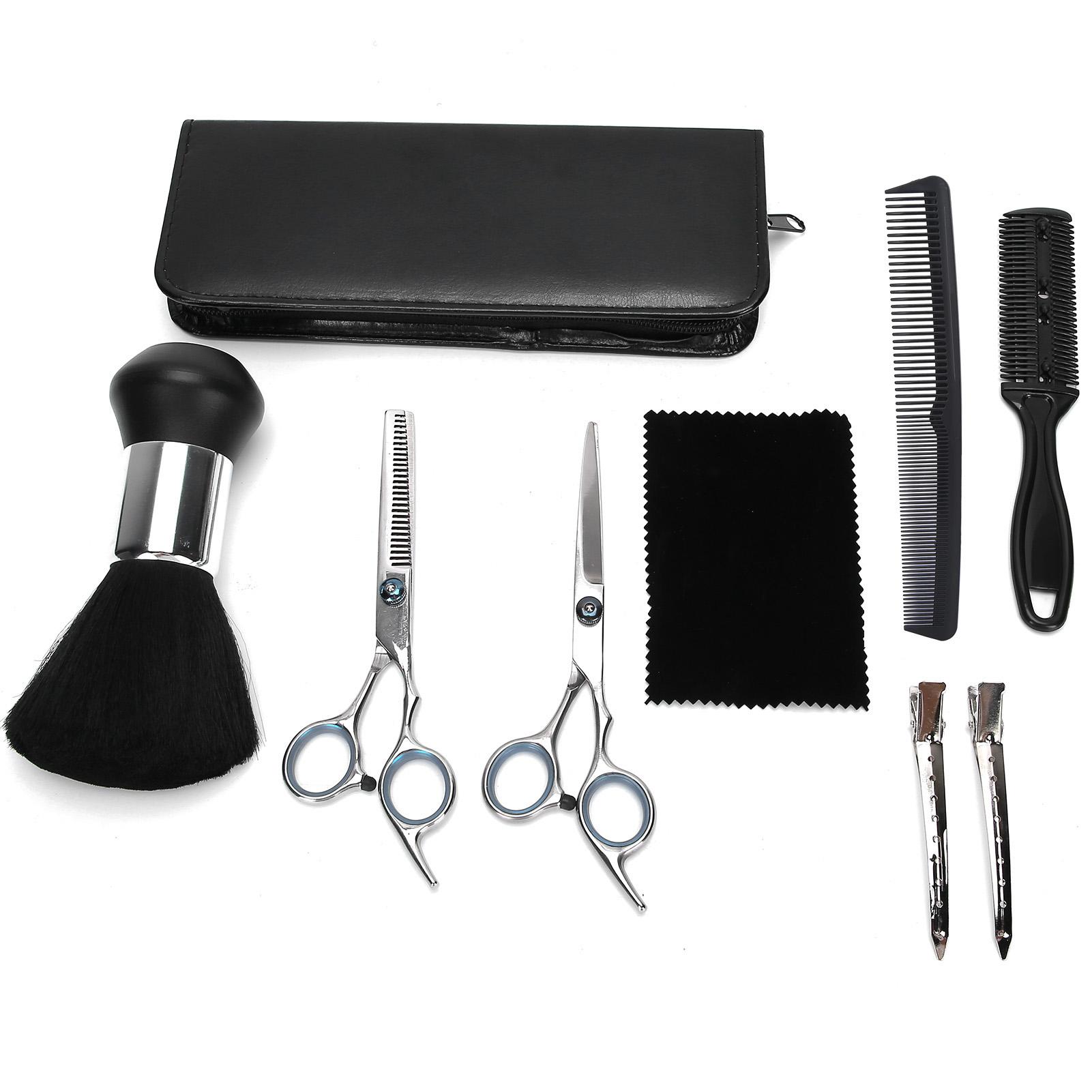 Professional Hair Cutting Thinning Scissors Salon Apron Hair Sweeping Brush Tool Set
Professional Hair Cutting Thinning Scissors Salon Apron Hair Sweeping Brush Tool Set