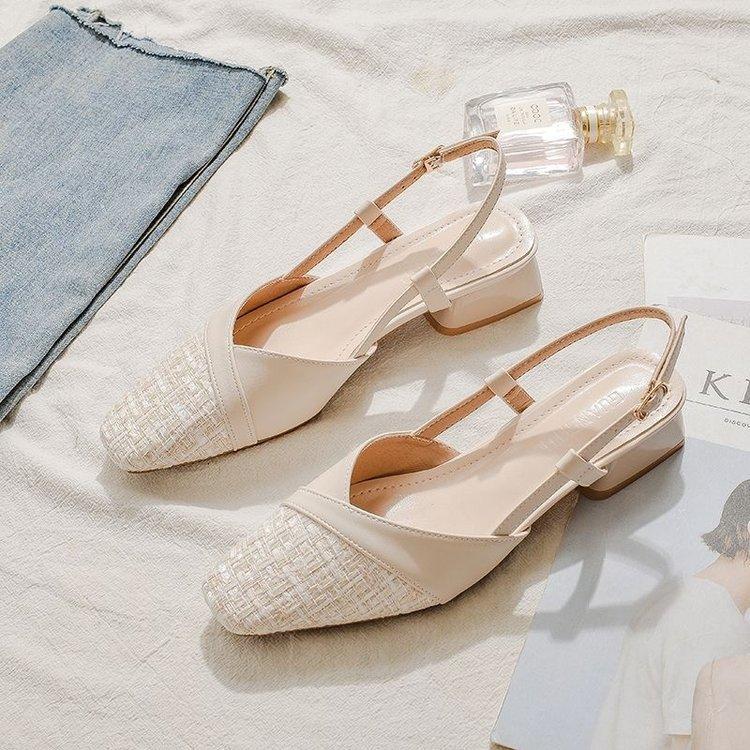 2024 spring and summer new foreign trade fashion high heels temperament French fairy style pointed middle heel comfortable border trade 40
2024 spring and summer new foreign trade fashion high heels temperament French fairy style pointed middle heel comfortable border trade 40