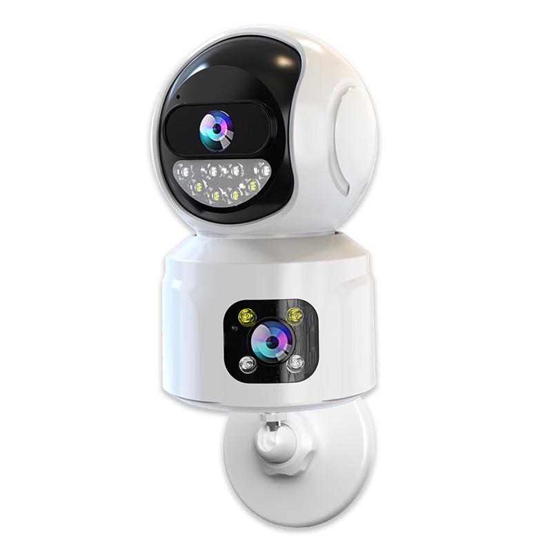 8MP Dual-Lens Smart WiFi Security Camera CN plug (adapter included) Camera + 64GB Card
8MP Dual-Lens Smart WiFi Security Camera CN plug (adapter included) Camera + 64GB Card