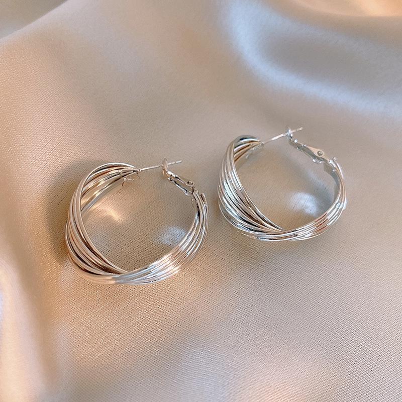 Европейские и американские многослойные серьги высокого класса в преувеличенном холодном стиле для женщин
Европейские и американские многослойные серьги высокого класса в преувеличенном холодном стиле для женщин