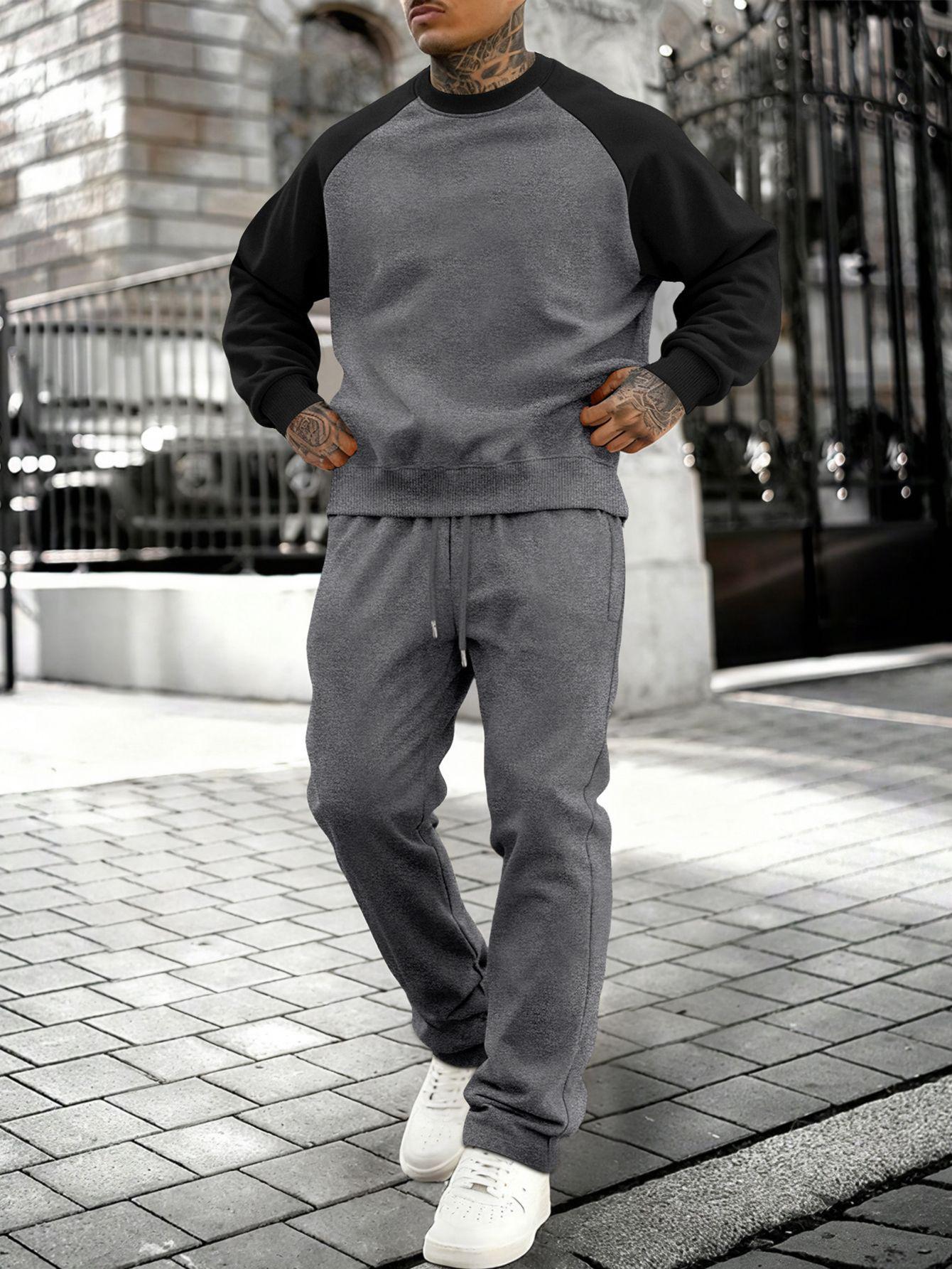 Plus Size Men s Fleece Sports Set: Loose Round Neck Sweatshirt & Running Suit M
Plus Size Men s Fleece Sports Set: Loose Round Neck Sweatshirt & Running Suit M