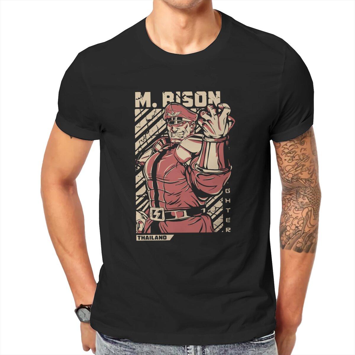 Забавные футболки M.Bison-Street Fighter для унисекс с круглым вырезом, футболка из 100% хлопка, футболки с короткими рукавами и боевой игрой, летняя одежда
Забавные футболки M.Bison-Street Fighter для унисекс с круглым вырезом, футболка из 100% хлопка, футболки с короткими рукавами и боевой игрой, летняя одежда