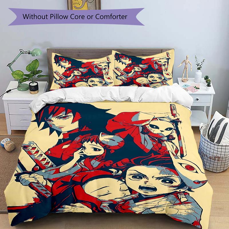 3pcs The Demon Slayer s Unlikely Heroes Print Cover Set Ultra Soft, Breathable, and Comfortable Bedding with Stylish Design for Bedroom and Guest 135x200cm
3pcs The Demon Slayer s Unlikely Heroes Print Cover Set Ultra Soft, Breathable, and Comfortable Bedding with Stylish Design for Bedroom and Guest 135x200cm