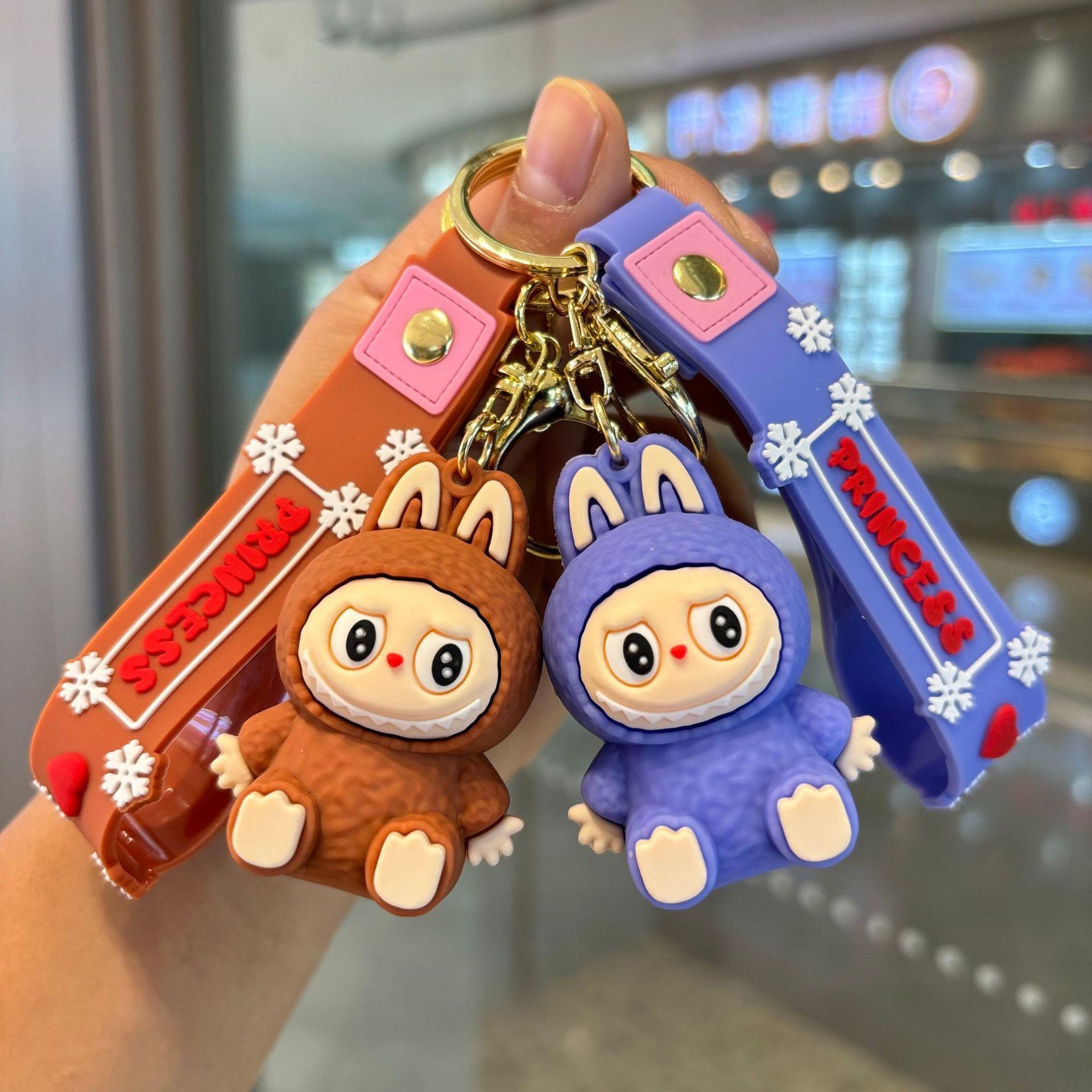 Labubu new sitting sheep keychain cute three-dimensional soft plastic doll small gift backpack pendant
Labubu new sitting sheep keychain cute three-dimensional soft plastic doll small gift backpack pendant