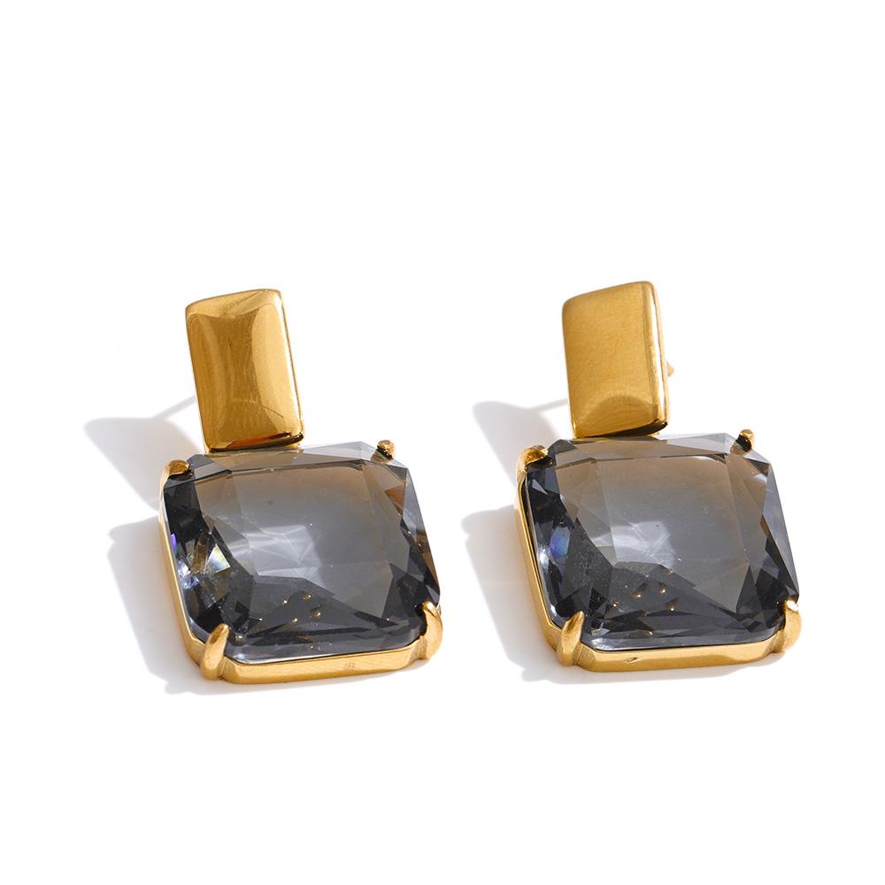 Yhpup AAA Transparent Cubic Zirconia Square Drop Earrings High Quality Stainless Steel Delicate Luxury Premium Jewelry Recommend
Yhpup AAA Transparent Cubic Zirconia Square Drop Earrings High Quality Stainless Steel Delicate Luxury Premium Jewelry Recommend