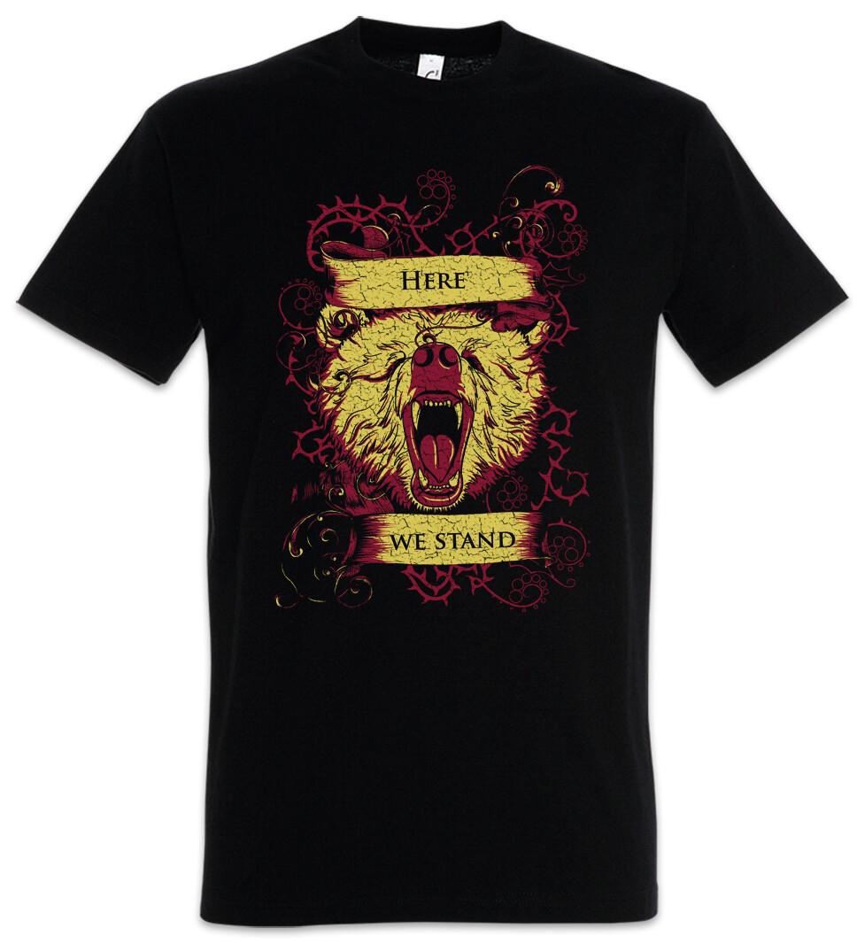 Here We Stand T-Shirt Mens Womens Tees Top Game of House Mormont Sign Symbol Logo Thrones Flag Banner 2XL
Here We Stand T-Shirt Mens Womens Tees Top Game of House Mormont Sign Symbol Logo Thrones Flag Banner 2XL