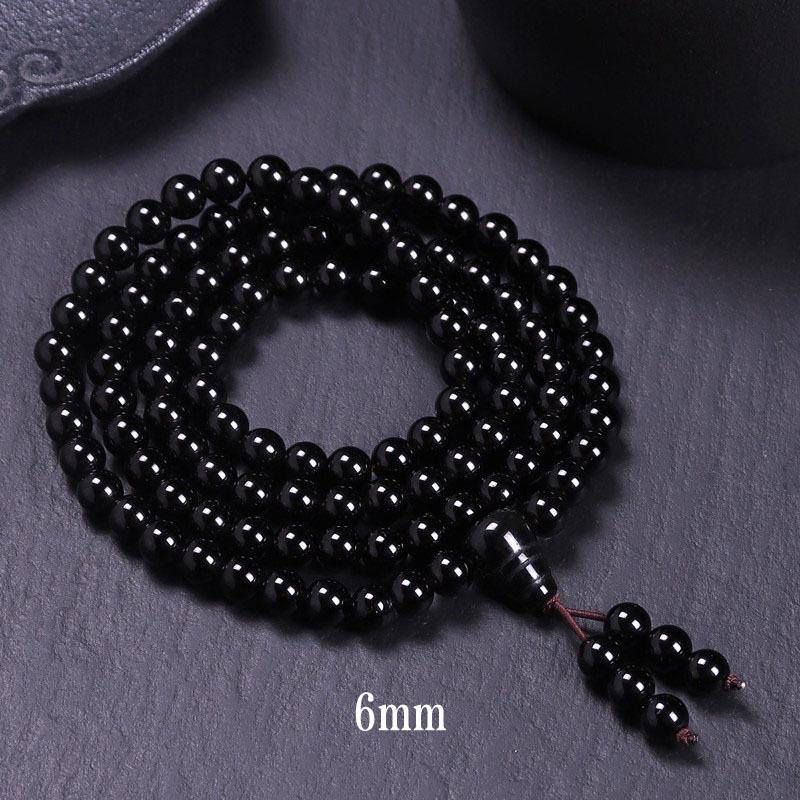 Year of the Horse Natural Obsidian Buddhist Bracelet with 108 Beads - Multiple Strands, Luck-Changing, New Style Zodiac Crystal
Year of the Horse Natural Obsidian Buddhist Bracelet with 108 Beads - Multiple Strands, Luck-Changing, New Style Zodiac Crystal
