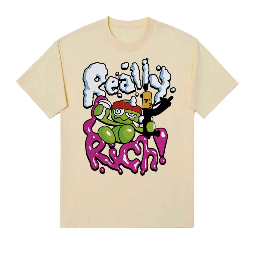 Rapper RR KanKan Really Rich Album T Shirts Unisexs Clothing Harajuku Hip Hop Y2k T Shirt Unisex Fashion 100 Cotton Tshirts Tops 4XL
Rapper RR KanKan Really Rich Album T Shirts Unisexs Clothing Harajuku Hip Hop Y2k T Shirt Unisex Fashion 100 Cotton Tshirts Tops 4XL