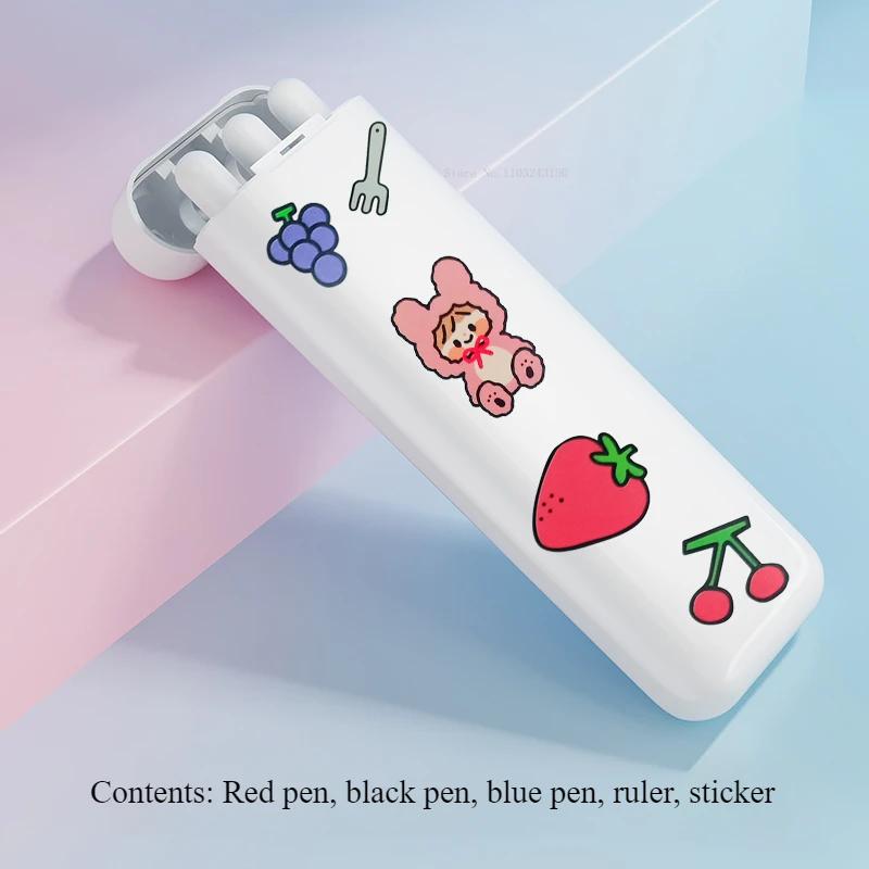 0.5mm Three Pens Color Neutral Pen Pencil Case School Students Outdoor Learning Test Pen Multi-functional Writing Pencil Cases
0.5mm Three Pens Color Neutral Pen Pencil Case School Students Outdoor Learning Test Pen Multi-functional Writing Pencil Cases