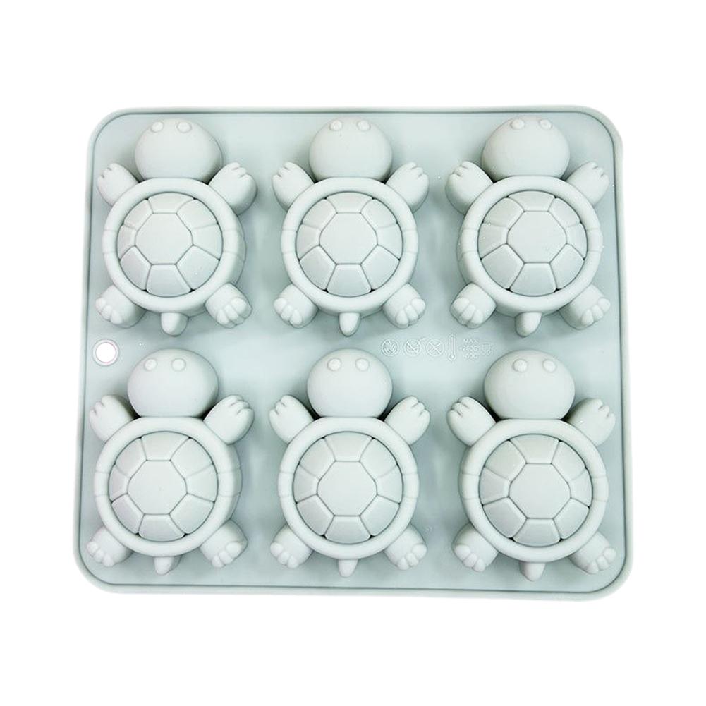 6-piece Turtle Shape Food Grade Silicone Mold Unique Cake Pudding Baking Fun Mould Iced Beverage Making Tools
6-piece Turtle Shape Food Grade Silicone Mold Unique Cake Pudding Baking Fun Mould Iced Beverage Making Tools