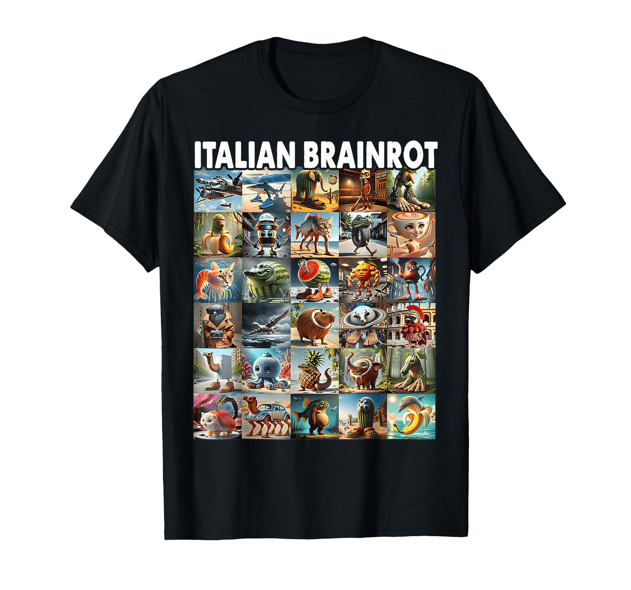 ITALIAN BRAINROT Funny Italian Brainrot Meme Character T-Shirt
ITALIAN BRAINROT Funny Italian Brainrot Meme Character T-Shirt