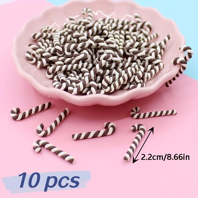 10 pieces of Christmas cane candy resin jewelry, suitable for DIY crafts - can be used for earrings, phone cases, keychains, etc
10 pieces of Christmas cane candy resin jewelry, suitable for DIY crafts - can be used for earrings, phone cases, keychains, etc